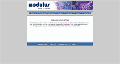 Desktop Screenshot of modulusdatasystems.com
